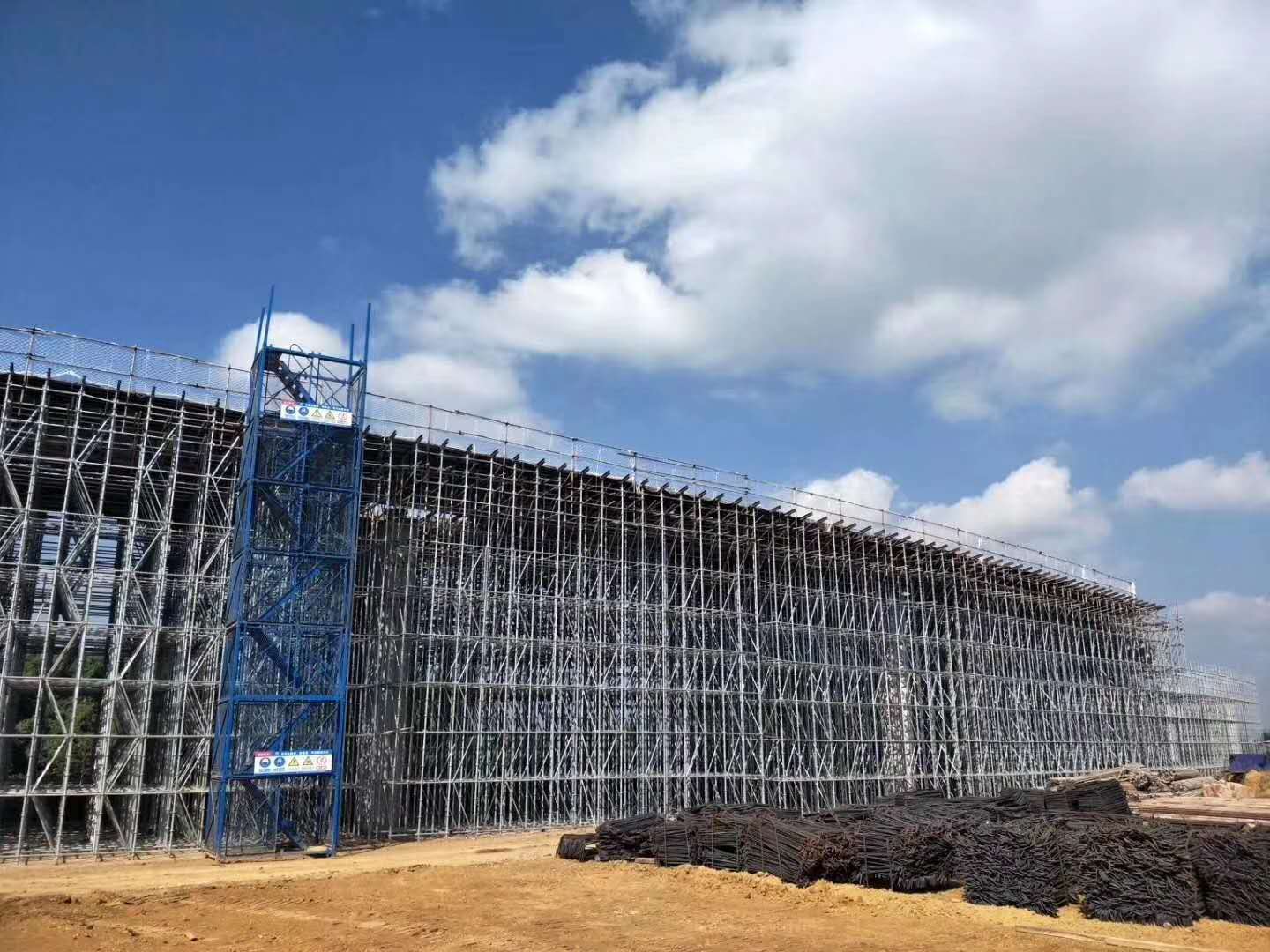 盤扣腳手架搭建周期短，經(jīng)濟效益好！